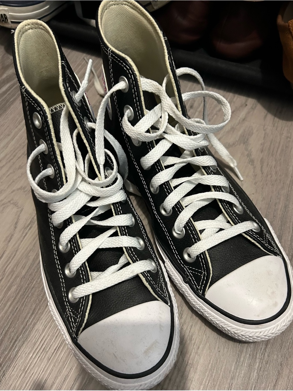 Converse Sneaker Leather High Top Sneaker